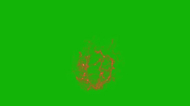 Magic Power Найвищої Якості Анімований Зелений Екран Легке Редагування Зеленого — стокове відео
