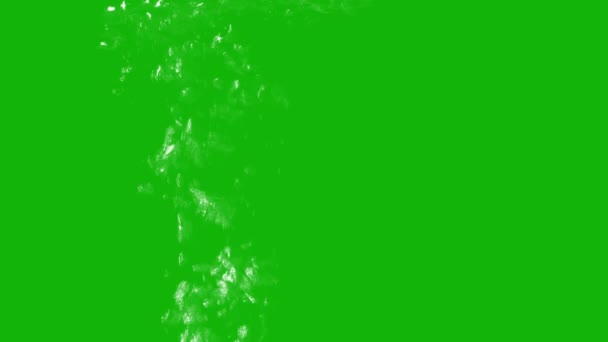 Bubbles Top Resolution Green Screen Video Easy Editable Green Screen — Stock Video
