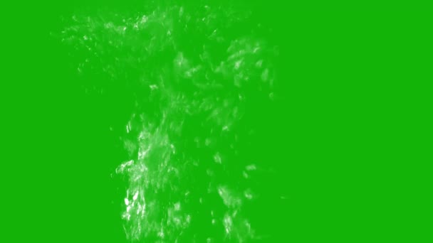 Пузырьки Верхнего Разрешения Зеленый Экран Видео Легкий Редактируемый Зеленый Экран — стоковое видео