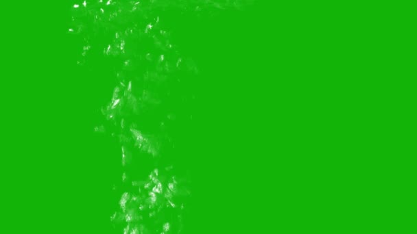 Bubbles Top Rozdzielczość Zielony Ekran Wideo Łatwy Edycji Zielony Ekran — Wideo stockowe