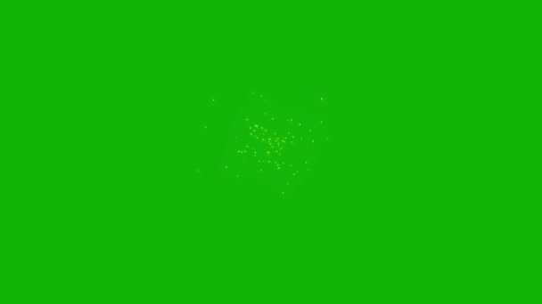 Fireflies Topo Resolução Imagens Tela Verde Fácil Editável Vídeo Tela — Vídeo de Stock