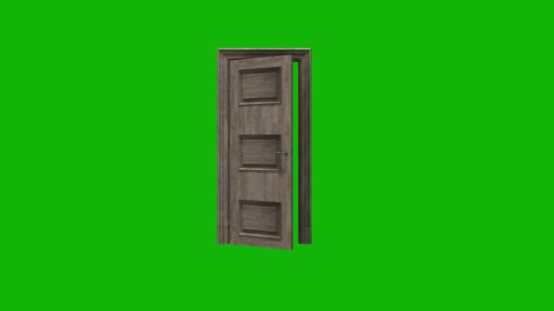 ドアを開けて下さい 解像度の緑のスクリーンの映像4K 容易な編集可能な緑のスクリーン ビデオ 良質のベクター3Dのイラスト トップの選択 緑のスクリーンの背景 — ストック動画