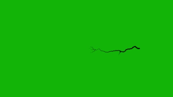 毒液感染静脉顶级动画绿色屏幕4K 易编辑绿色屏幕视频 高品质矢量3D插图 首选绿色屏幕背景 — 图库视频影像