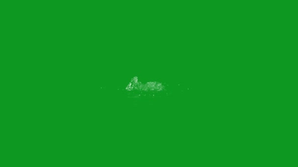 Waterfall Top Quality Green Screen Footage Easy Editable Green Screen — Stock Video