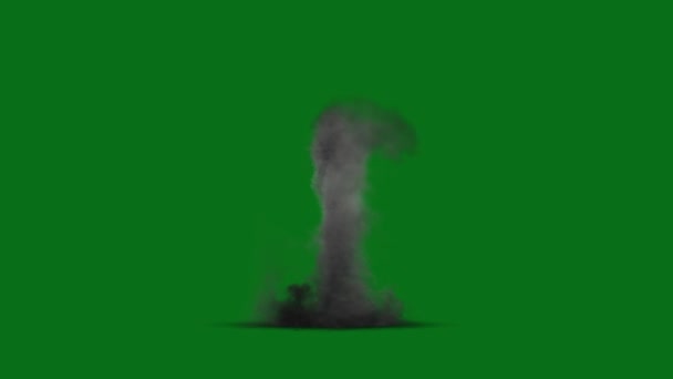 Top Tornado Resolução Imagens Tela Verde Fácil Editável Vídeo Tela — Vídeo de Stock