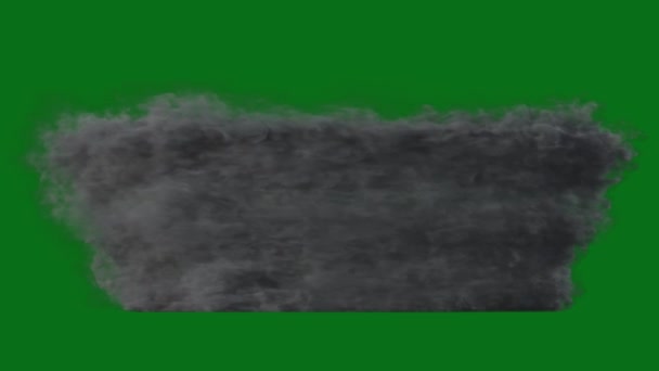 Гигантский Торнадо Сверху Разрешение Зеленого Экрана Легкий Съедобный Зеленый Экран — стоковое видео