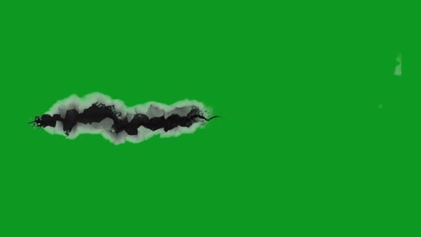 Наземний Землетрус Найвищої Роздільної Здатності Зелений Екран Кадрів Просте Редагування — стокове відео