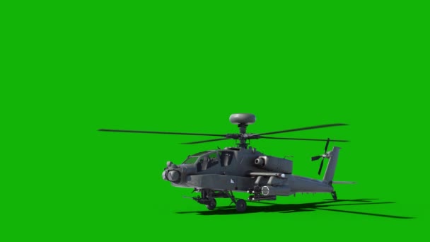 Hélicoptère Haute Résolution Écran Vert Vidéo Facile Modifiable Écran Vert — Video