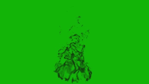Explosion Smoke Top Quality Green Screen Backgrounds Easy Editable Green — Stock Video