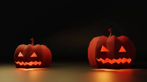 Хэллоуинская Тыква Ночным Светом Тыква Приготовленная Блендером — стоковое фото