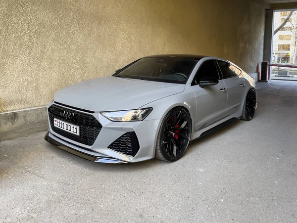 stock image Yerevan, Armenia, 03.22.2023: New AUDI RS7 quattro parked on the street