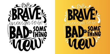 İlham verici el çizimi karalama harfleri. Modern hat sanatı. Fırça boyalı harfler, vektör