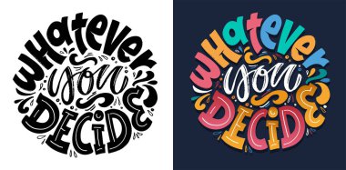 İlham verici el çizimi karalama harfleri. Modern hat sanatı. Fırça boyalı harfler, vektör