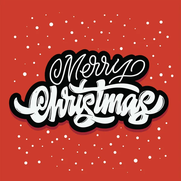 Boldog Téli Karácsonyi Képeslapot Boldog Karácsonyt Boldog Újévi Feliratot Szentséges — Stock Vector