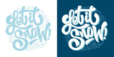 Tatil posteri. Kış kartı. Mutlu Noeller ve mutlu yıllar. Güzel kartpostal. Poster, afiş, internet, satış, tişört tasarımı için harf etiketi. Yeni yıl tebrik kartı..