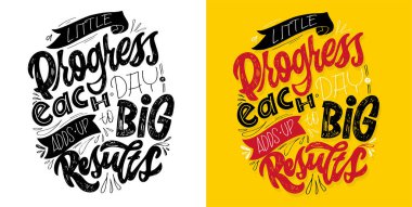 Baskı ve poster tasarımı için ilham sloganı. El çizimi motivasyon harfleri modern kaligrafi tarzında. Vektör