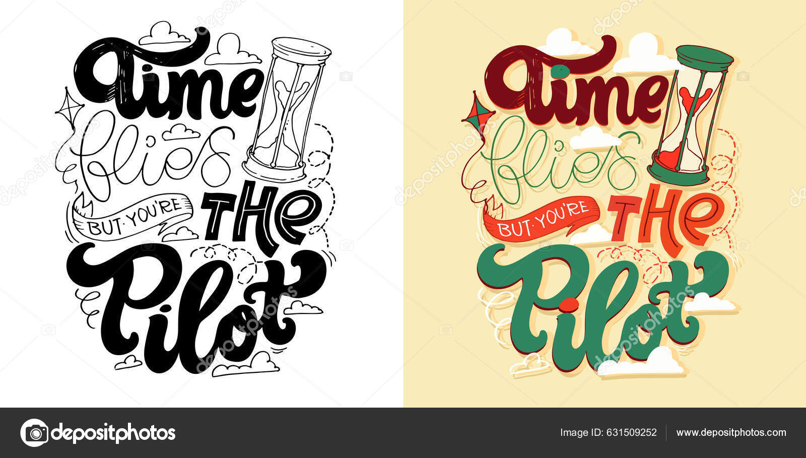 Image vectorielle Slogan D'inspiration Pour Conception D'impression D' affiche Motivation Dessinée Main Lettrage par ©jane55 - 631509252, image size:1600x909