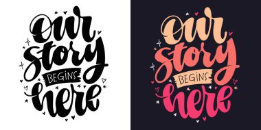 Cute hand drawn doodle lettering motivation postcard. Lettering fot t-shirt design, mug print.