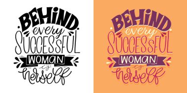 Cute hand drawn doodle lettering postcard. Lettering art for t-shirt design, mug print