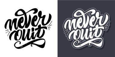 Cute hand drawn doodle lettering postcard, Lettering for t-shirt design, mug print.