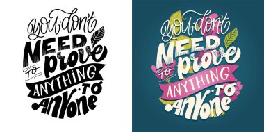 Cute hand drawn doodle lettering postcard, t-shirt design, mug print.