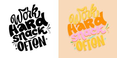 Hand drawn lettering phrase for gift card, poster and print design. Modern calligraphy celebration text.