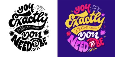 Hayat hakkında kartpostal çizen güzel el çizimi. Tişört tasarımı, sabıka baskısı, davetiye.