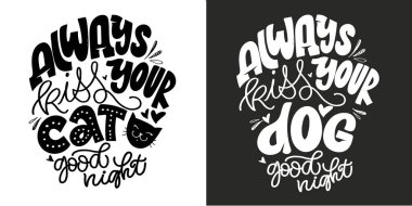 Motivation cute hand drawn doodle lettering postcard. T-shirt design, mug print. clipart