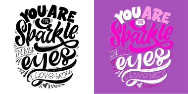 Kartpostal çizerek komik bir el çizimi. Tişört izi, sabıka izi, tişört tasarımı.