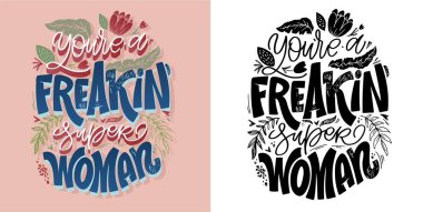 El yapımı motivasyon harfleri modern kaligrafi tarzında alıntı yapıyor. Baskı ve poster tasarımı için ilham sloganı. Tee tasarımı, sabıka izi. Vektör