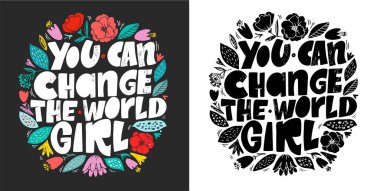 El yapımı motivasyon harfleri modern kaligrafi tarzında alıntı yapıyor. Baskı ve poster tasarımı için ilham sloganı. Tee tasarımı, sabıka izi. Vektör