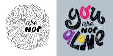 Komik el çizimi alıntılar. Baskı ve poster tasarımı için havalı bir ifade. İlham verici bir slogan. Tebrik kartı şablonu. Tişört tasarımı, kupa baskısı, tişört tasarımı. Vektör