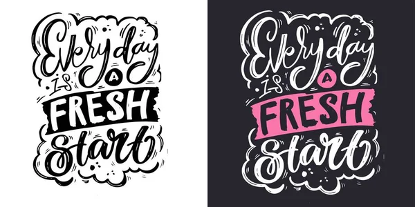 stock vector Funny hand drawn lettering quote. Cool phrase for print and poster design. Inspirational  slogan. Greeting card template. T-shirt design, mug print, tee design. Vector