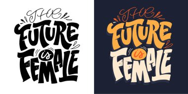 Motivasyon, komik harflerle çizilmiş bir kartpostal. Tişört tasarımı için harf, tişört izi, kupa izi, çanta izi.