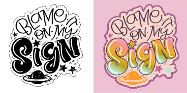 İlham verici el yazısı karalama harfleri, modern hat sanatı. Tişört tasarımı, tişört izi, sabıka izi..