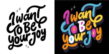 Sevimli el yazısı karalama kartı, tişört tasarımı, kupa baskısı..