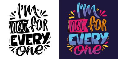 Kartpostal karalamak için güzel el çizimi. Tişört tasarımı, moda sanat eserleri. % 100 vektör dosyası