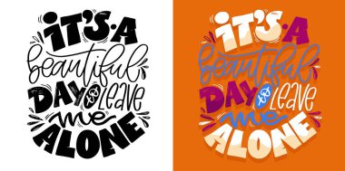 Kartpostal karalamak için güzel el çizimi. Tişört tasarımı, moda sanat eserleri. % 100 vektör dosyası