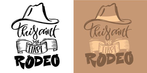 Cute hand drawn doodle lettering postcard. T-shirt design, fashion art letetring. 100% vector file