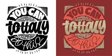 Güzel el çizimi kartpostallar, harfli alıntılar. % 100 vektör resmi