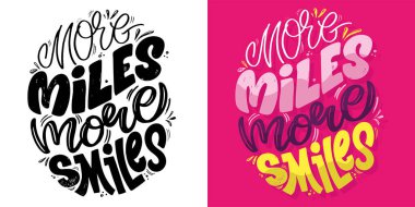 Komik el çizimi karalama alıntısı. % 100 vektör görüntüsü. Tişört tasarımı. 