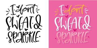 Güzel el çizimi karalama alıntısı. Tişört tasarımı, sabıka baskısı.