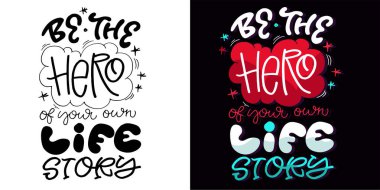 Güzel harf dizaynı. El çizimi karalama alıntısı, tişört tasarımı için baskı,% 100 vektör dosyası.