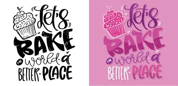 Lettering Quote Hand Drawn Doodle Postcard Shirt Design Mug Print Vectores de stock libres de derechos