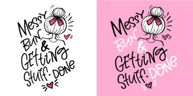 Cute hand drawn doodle lettering. Lettering for tee, mug print, postcard. 100% vector image clipart