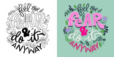 Cute hand drawn doodle lettering quote. Lettering for t-shirt design, mug print, bag print, clothes fashion. 100% hand drawn vector image. clipart