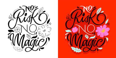 Güzel el çizimi karalama alıntısı. Tişört tasarımı, kupa baskısı, çanta baskısı, kıyafet modası. % 100 elle çizilmiş vektör resmi.