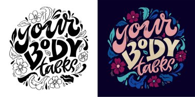 Komik bir el çizimi karalama alıntısı. Tişört tasarımı, kupa baskısı, çanta baskısı, kıyafet modası. % 100 elle çizilmiş vektör resmi.