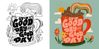 Güzel el çizimi karalama alıntısı. Tişört tasarımı, kupa baskısı, çanta baskısı, kıyafet modası. % 100 elle çizilmiş vektör resmi.