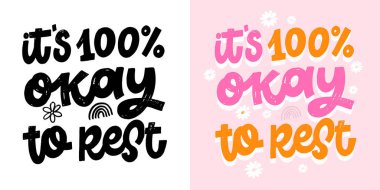 Cute trendy  hand drawn doodle lettering quote. Lettering for t-shirt design, mug print, bag print, clothes fashion. 100% hand drawn vector image. clipart